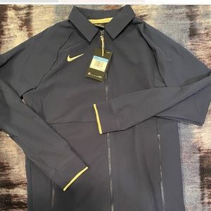 cream and navy nike fleece